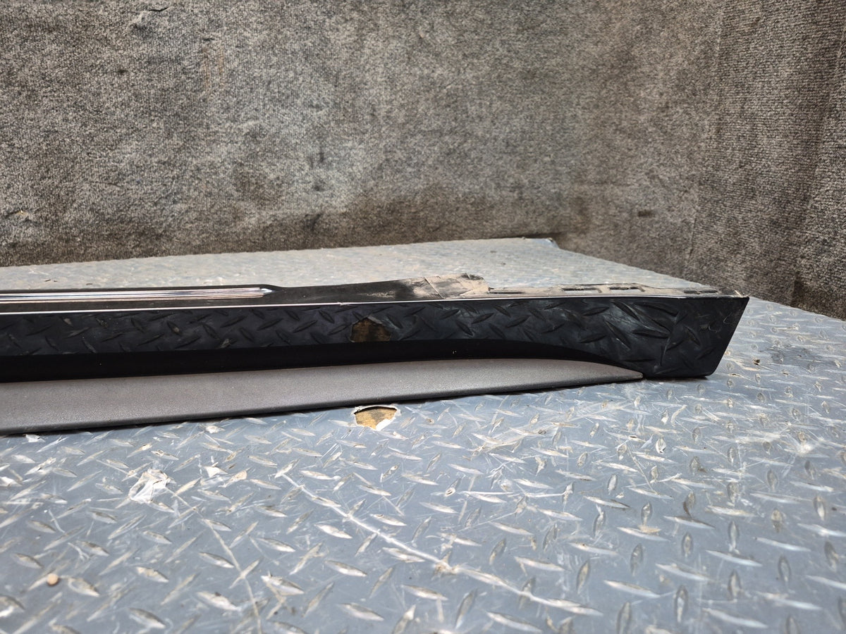 18-19 Audi S5 Sportback Left & Right Side Skirt Rocker Panel Set of 2 Black Dmgd