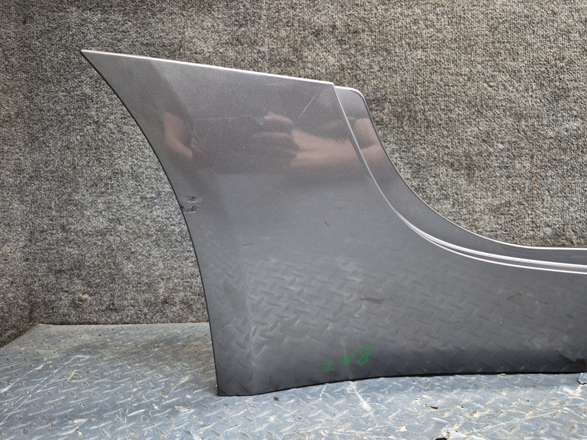 03-08 BMW E85 Z4 Left & Right Side Skirt Rocker Panel Molding Gray Set 101K OEM