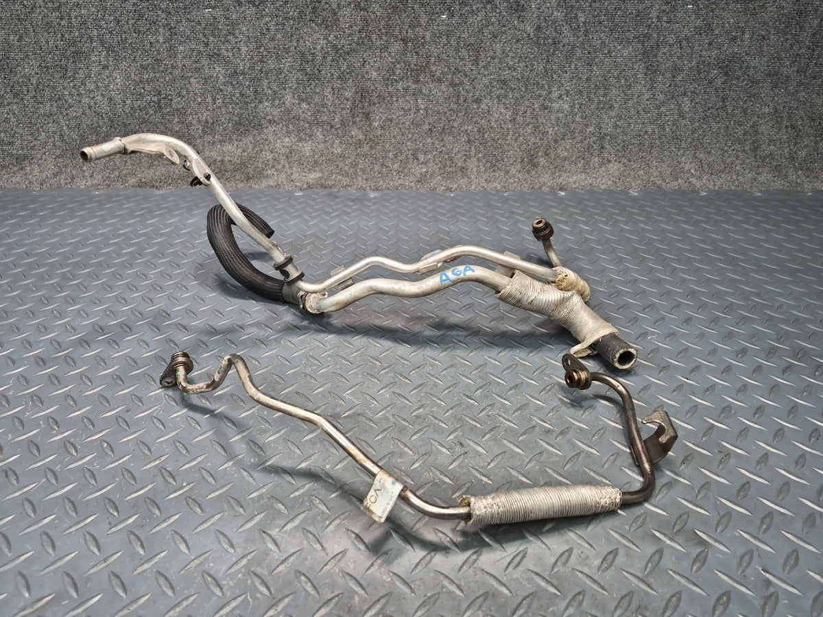 17-24 Alfa Romeo Giulia Q4 2.0L Turbo Charger Coolant Tube Line Pipe Set OEM