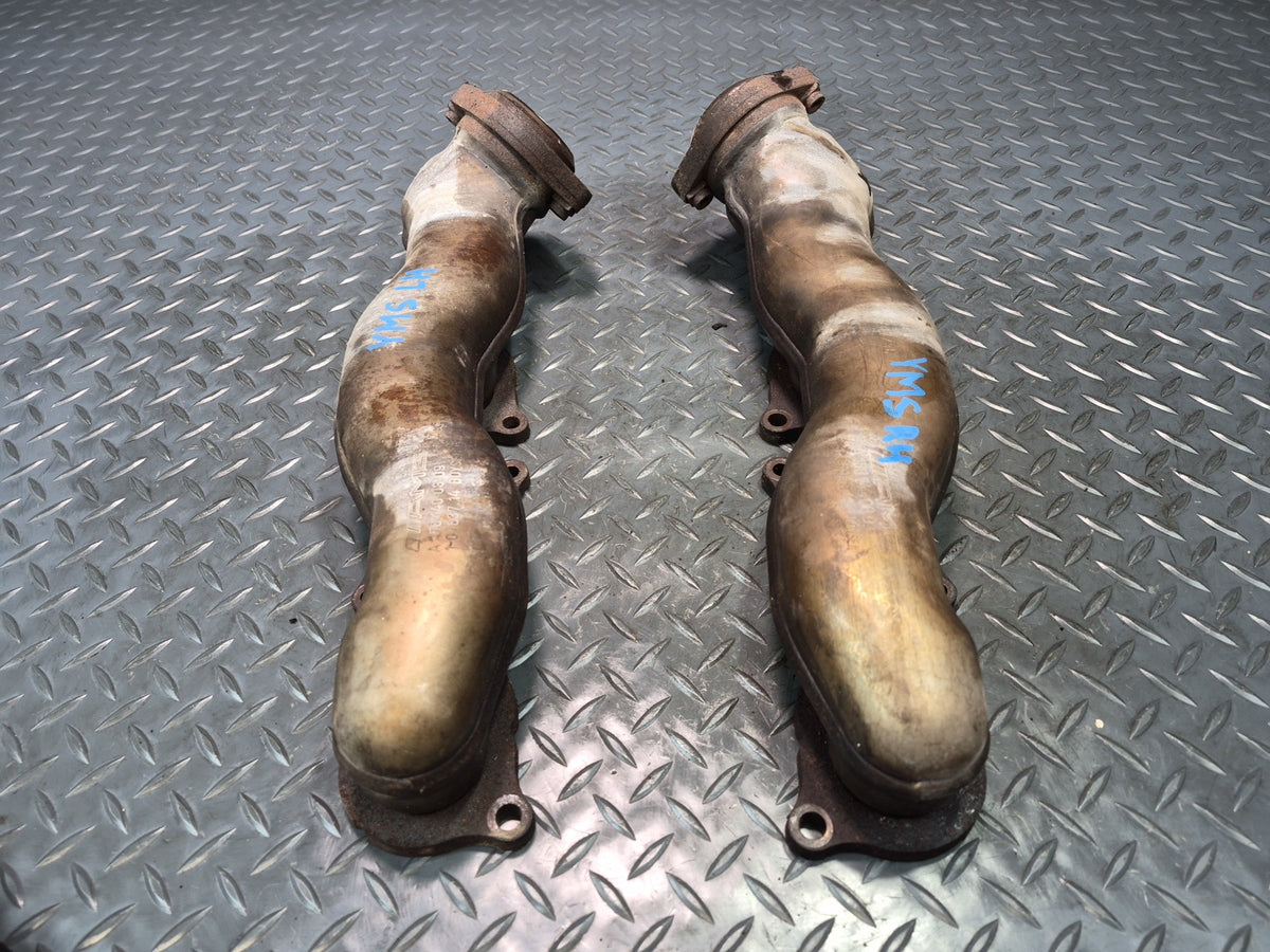 08-11 Mercedes W221 S63 AMG 6.3L M156 Left & Right Exhaust Manifold Header OEM
