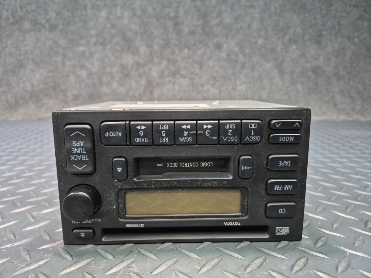 96-98 Toyota MARK2 JZX105 Pioneer Radio Stereo CD Casette Player 86120-2A300 OEM