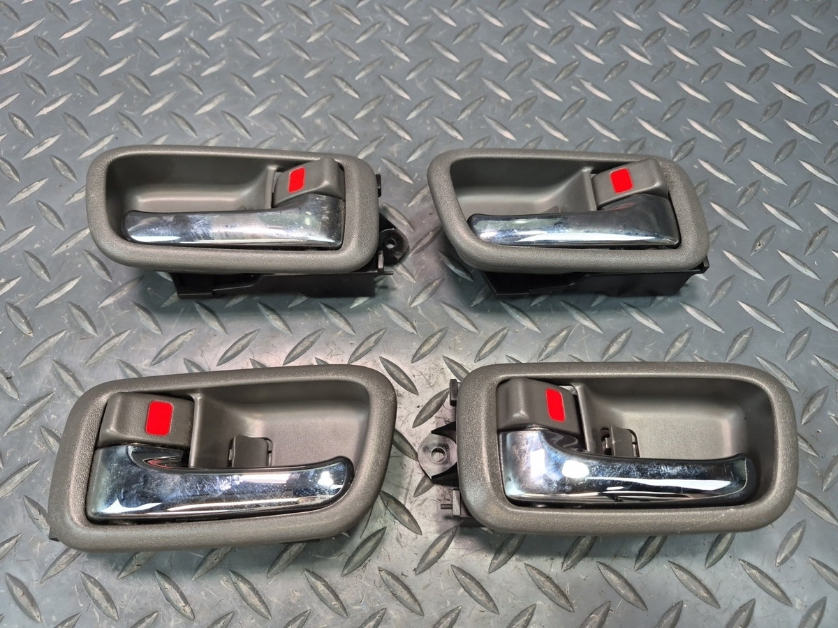 96-00 Toyota Mark 2 JZX105 Set of 4 Front & Rear Door Inner Interior Handle OEM