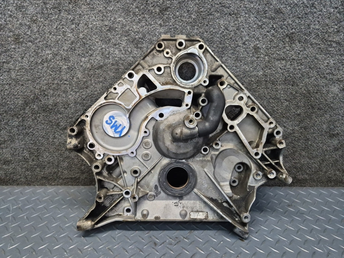 08-11 Mercedes W221 S63 AMG 6.3L M156 Engine Motor Timing Cover 1560102133 OEM