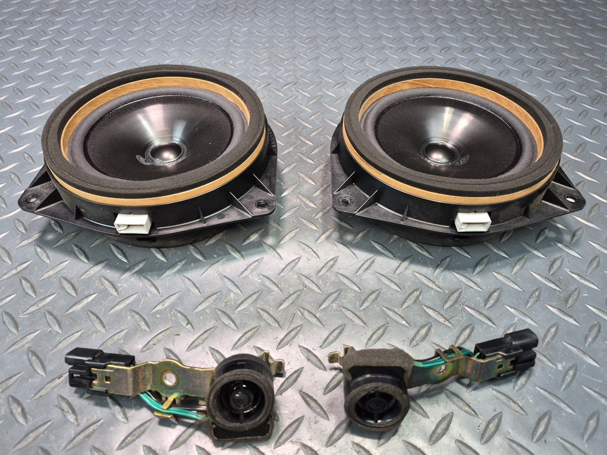 97-98 Toyota Chaser MARK2 JZX105 Set of 4 Front Door Tweeter Speaker OEM