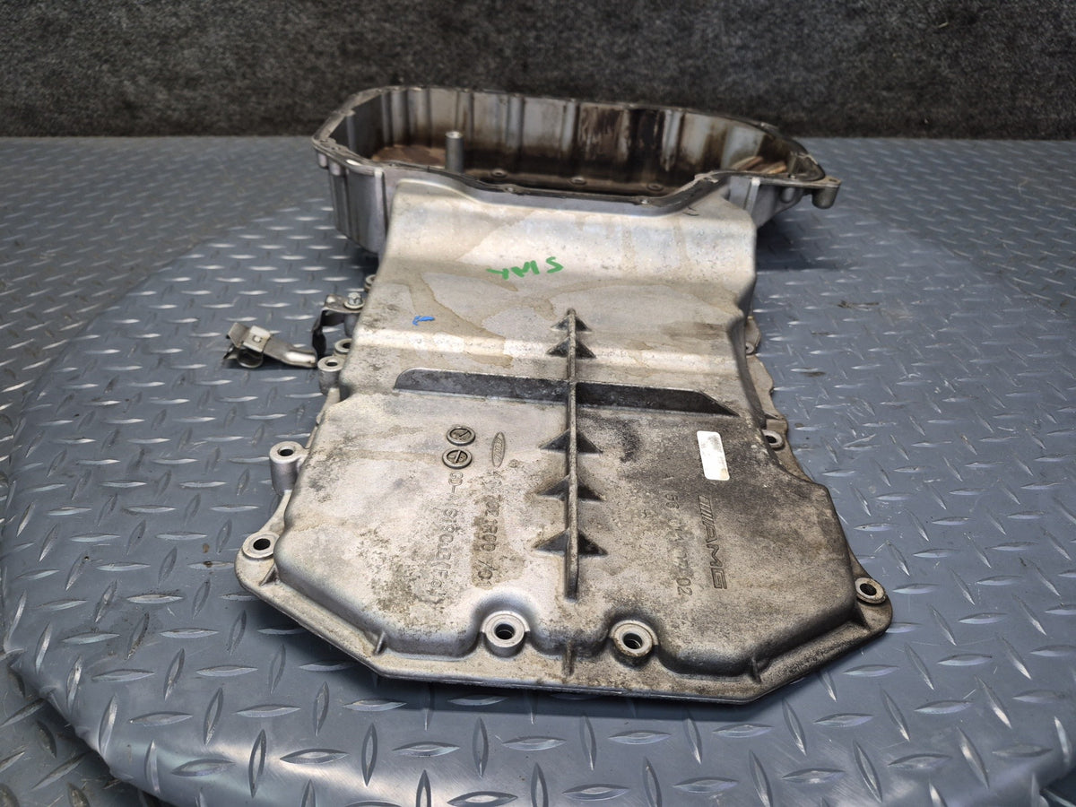 08-11 Mercedes W221 S63 AMG 6.3L M156 Engine Motor Upper Oil Pan 1560140702 OEM