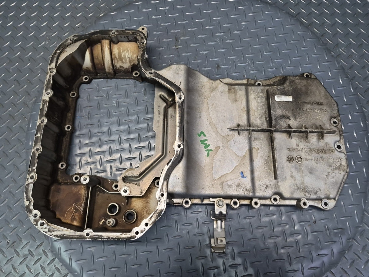 08-11 Mercedes W221 S63 AMG 6.3L M156 Engine Motor Upper Oil Pan 1560140702 OEM