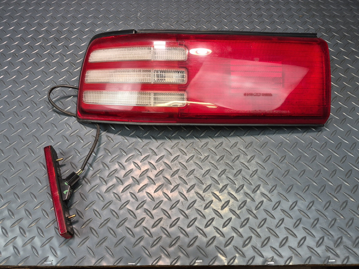 89-92 Toyota Supra MA71 MK3 Set of 5 Rear Left Center Right Tail Light Lamp OEM