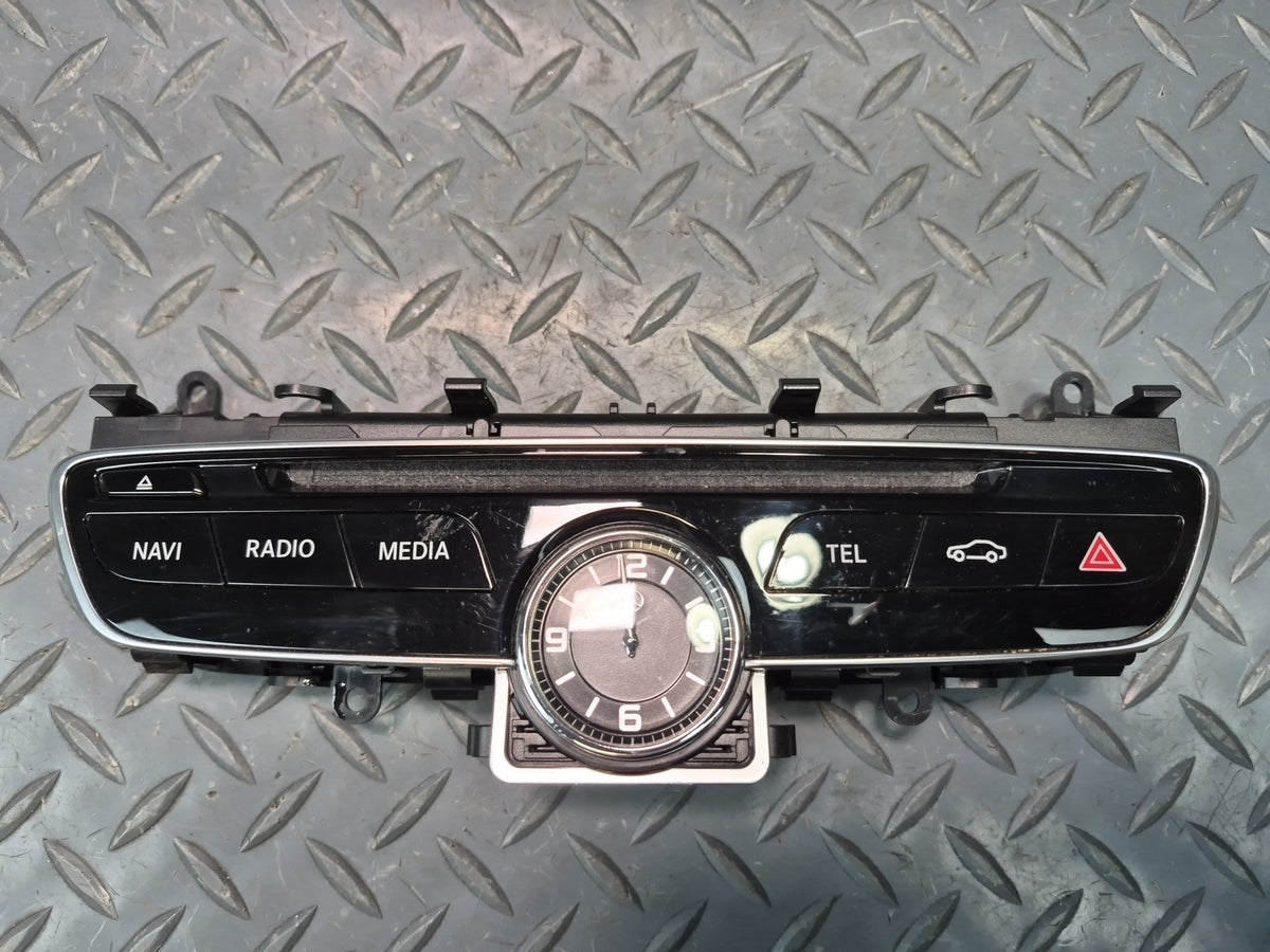 15-18 Mercedes W205 C300 Dash Clock Radio CD Player Control Panel 2228270300 OEM