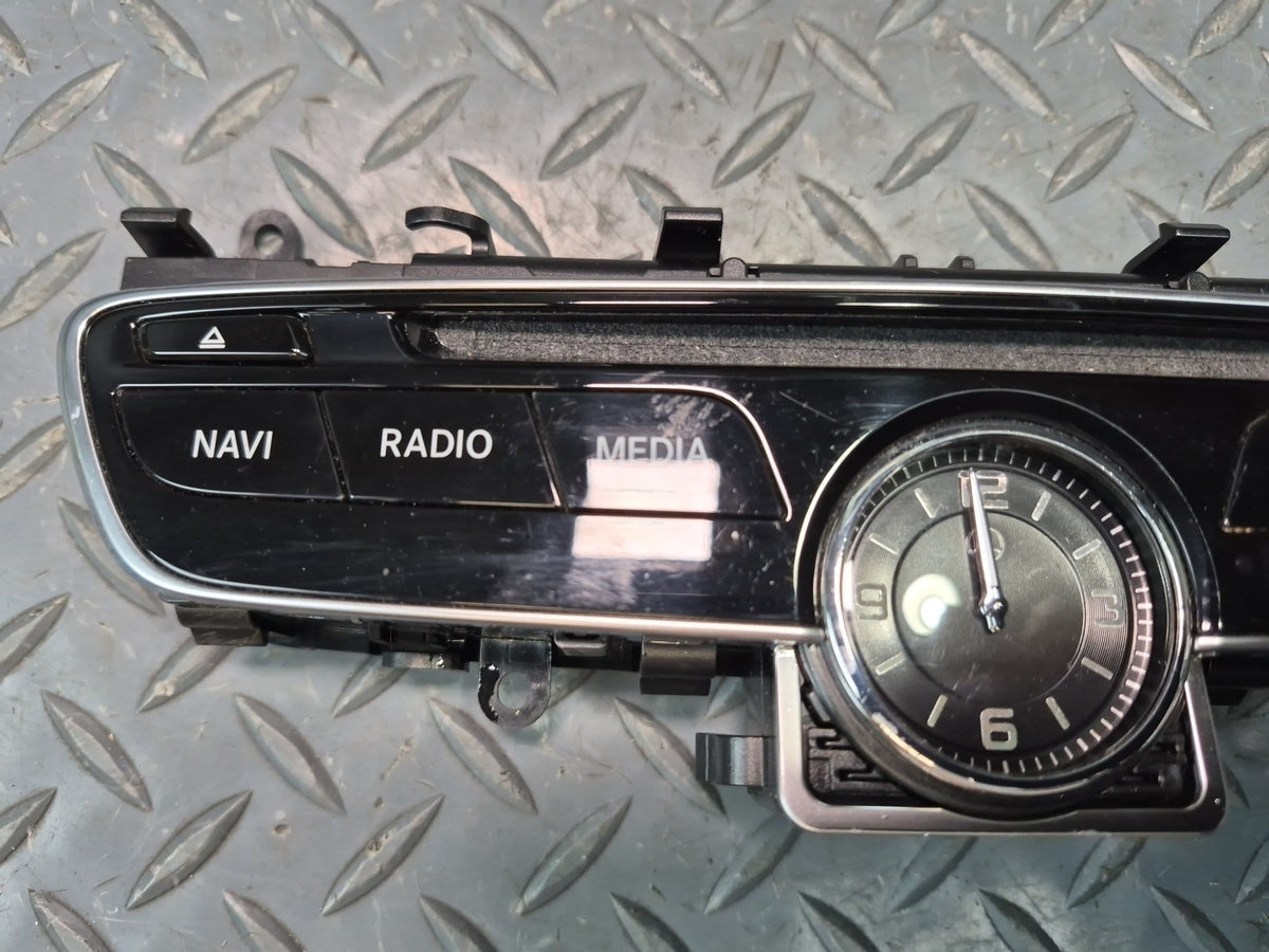 15-18 Mercedes W205 C300 Dash Clock Radio CD Player Control Panel 2228270300 OEM