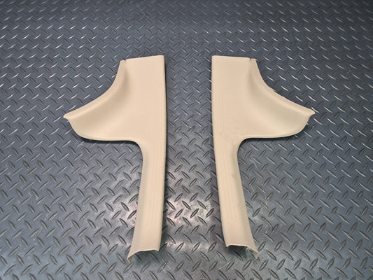 15-18 Mercedes W205 C300 Set of 2 Rear Door Scuff Sill Plate Trim Panel OEM