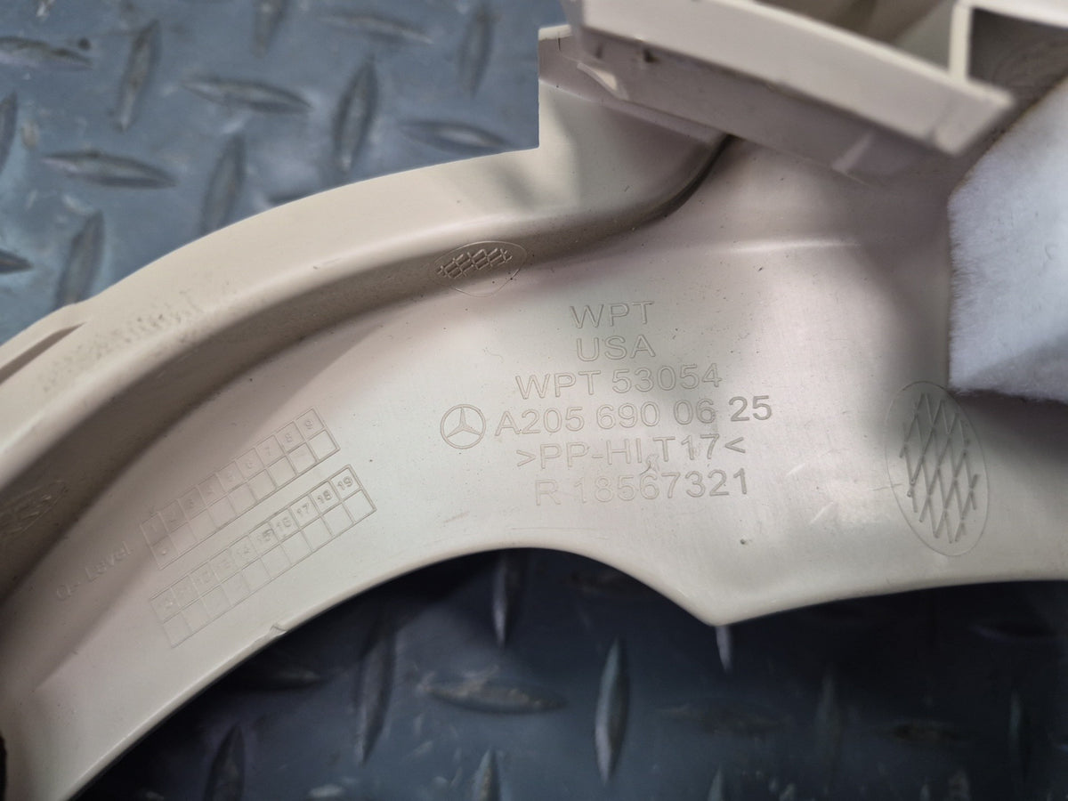 15-18 Mercedes W205 C300 Set of 2 Rear Quarter Lower Trim Panel OEM Damaged