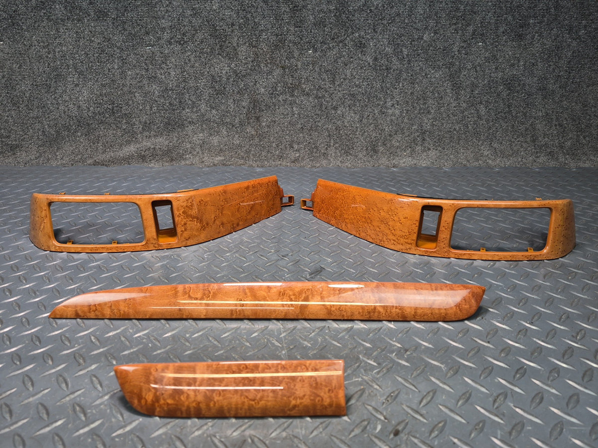 03-09 Lexus UZJ120L GX470 Front Dash Left & Right Air Vent Wood Trim Panel Set