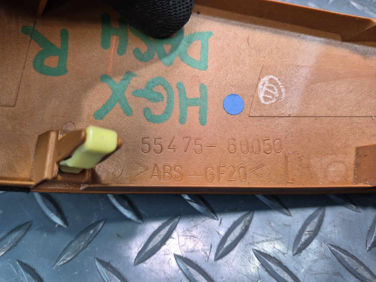 03-09 Lexus UZJ120L GX470 Front Dash Left & Right Air Vent Wood Trim Panel Set