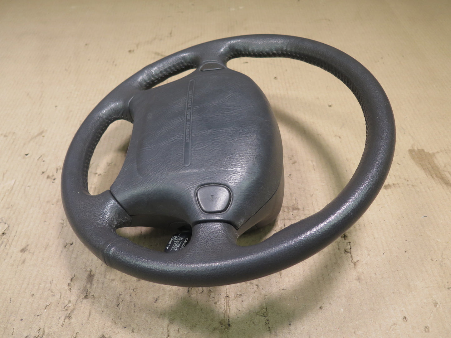 1993-1997 SUBARU SVX Steering Wheel w/ SRS Air Bag OEM