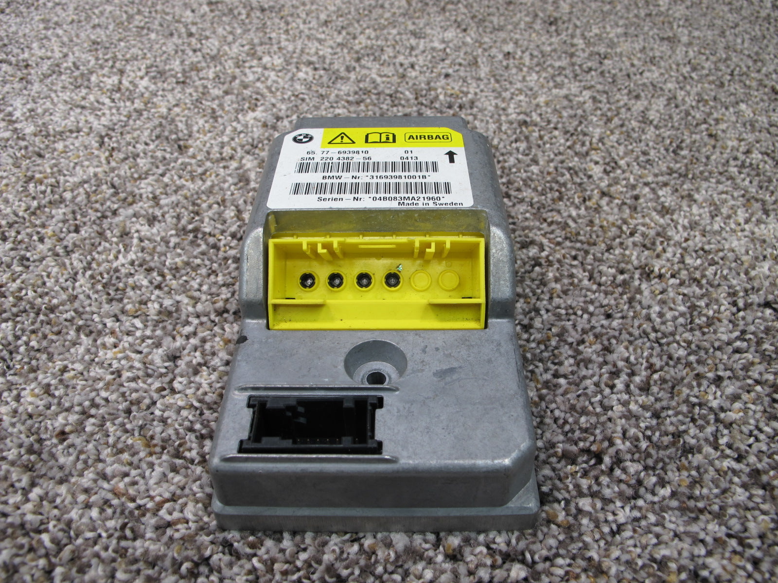 2003-2005 BMW Z4 E85 Main SRS Air Bag Control Module OEM