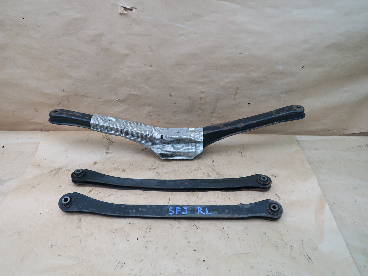 08-15 Smart Fortwo W451 Set of 3 Rear Crossmember Control Arm OEM