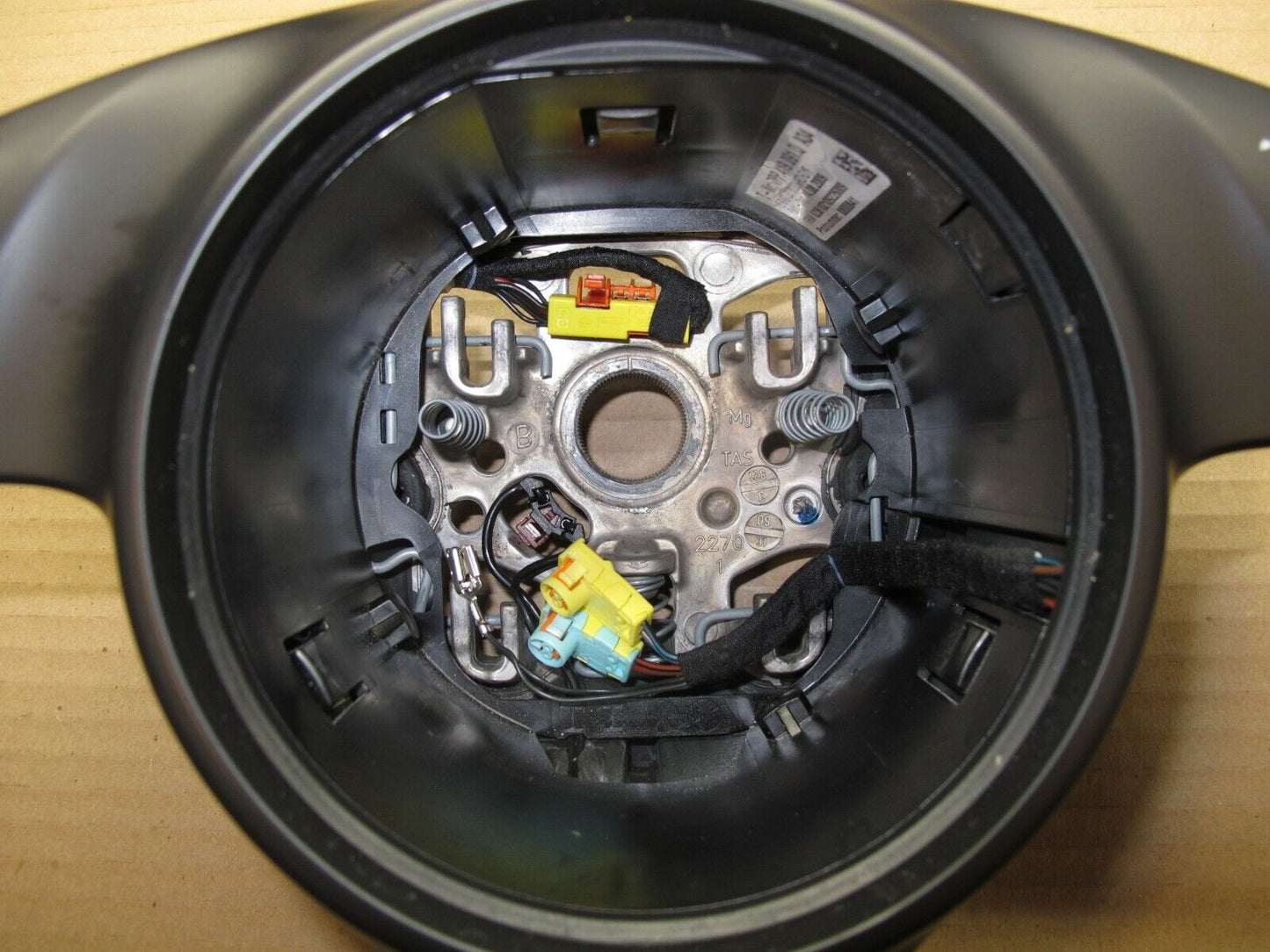 10-16 Porsche Panamera 970 Multi Function 3 Spoke Steering Wheel 7PP419091Q OEM