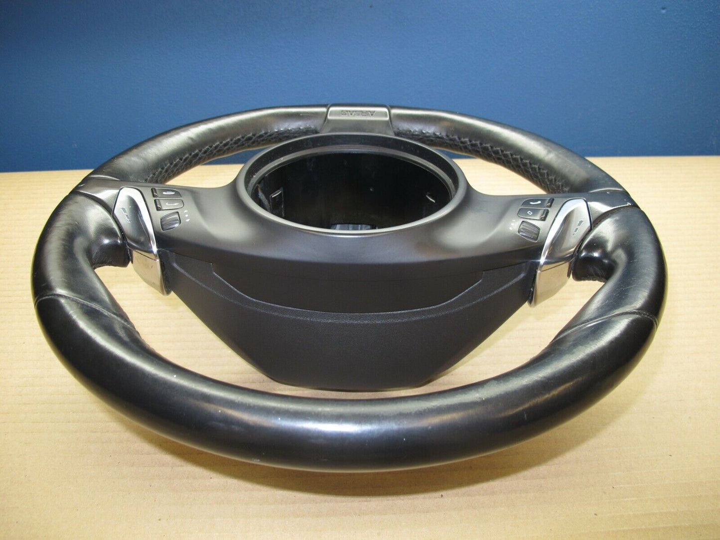 10-16 Porsche Panamera 970 Multi Function 3 Spoke Steering Wheel 7PP419091Q OEM