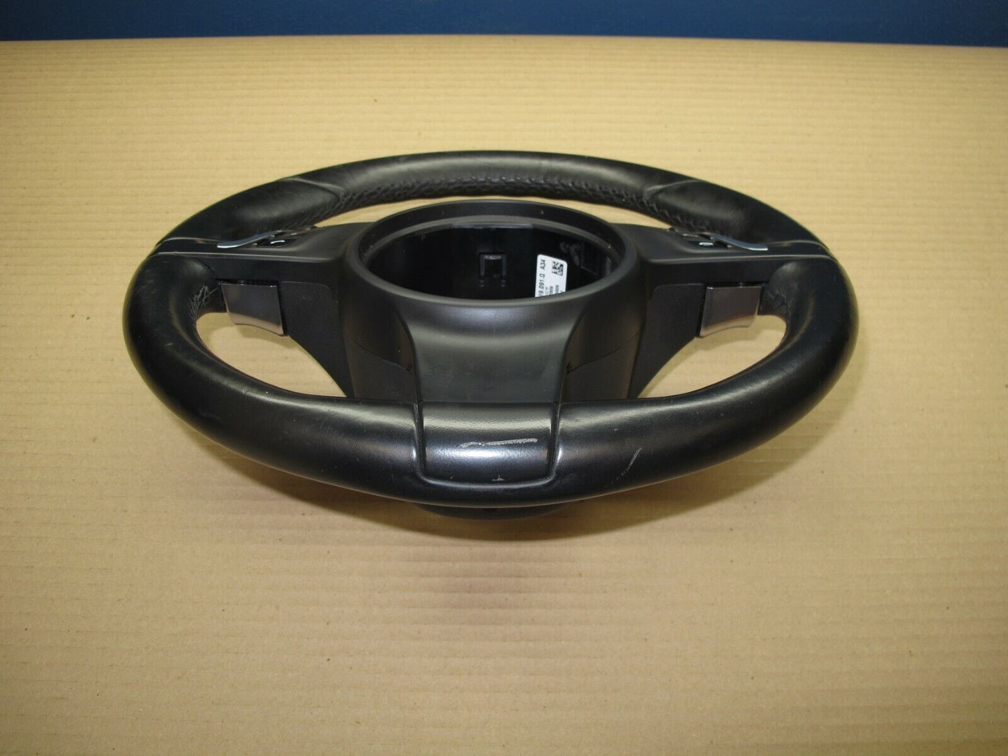 10-16 Porsche Panamera 970 Multi Function 3 Spoke Steering Wheel 7PP419091Q OEM