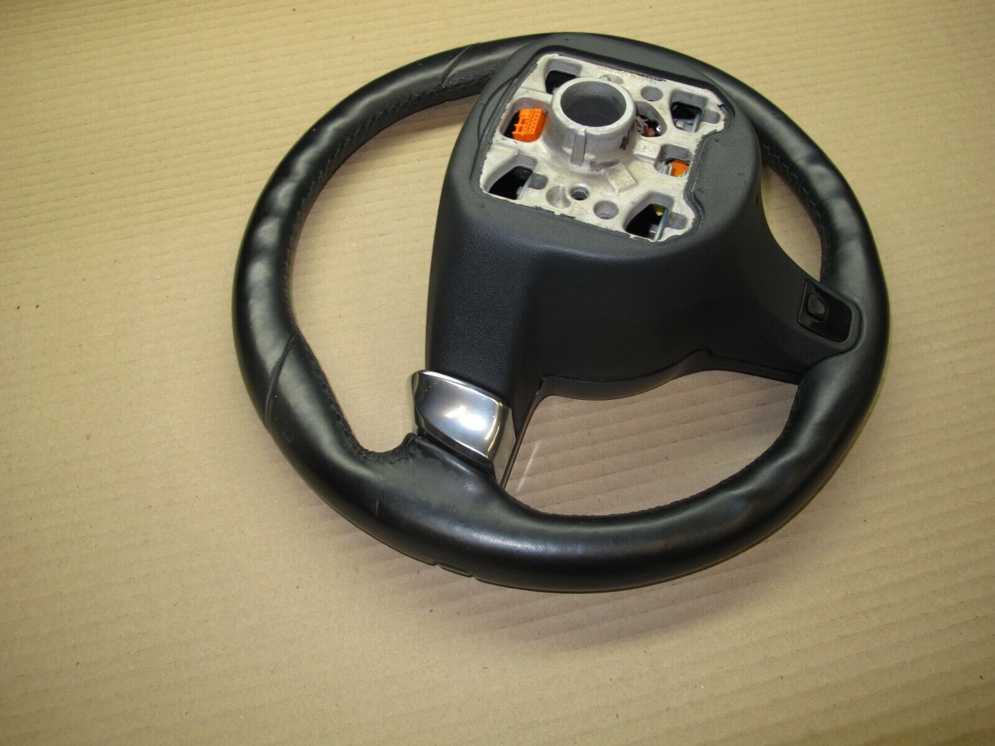 10-16 Porsche Panamera 970 Multi Function 3 Spoke Steering Wheel 7PP419091Q OEM