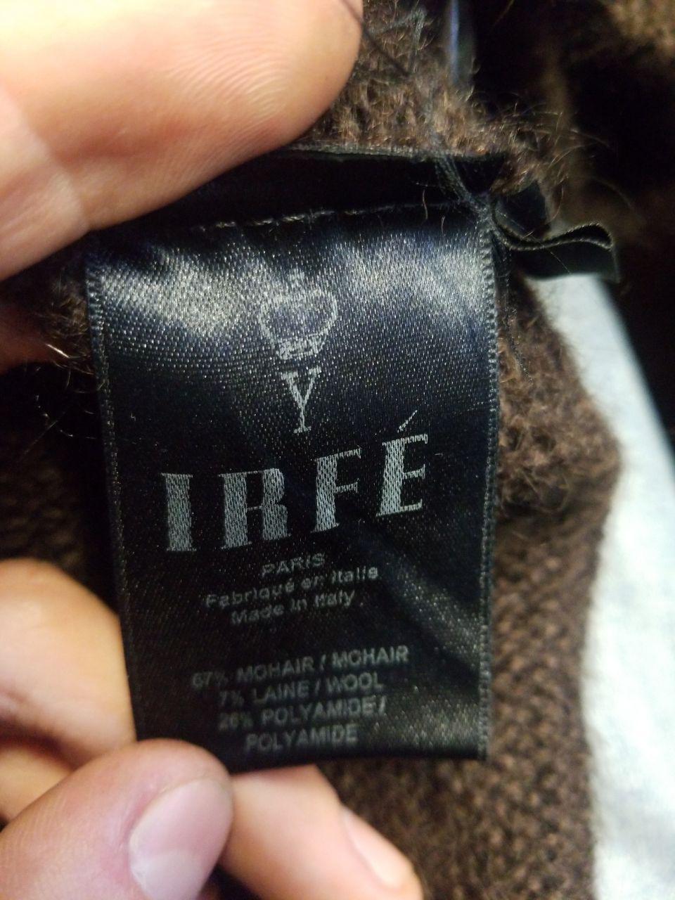 Irfe Womens Gray Wool Blend Sweater Size 38