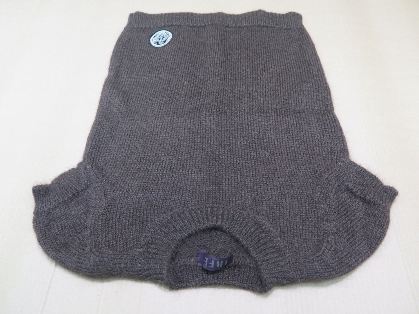 Irfe Womens Gray Wool Blend Sweater Size 38