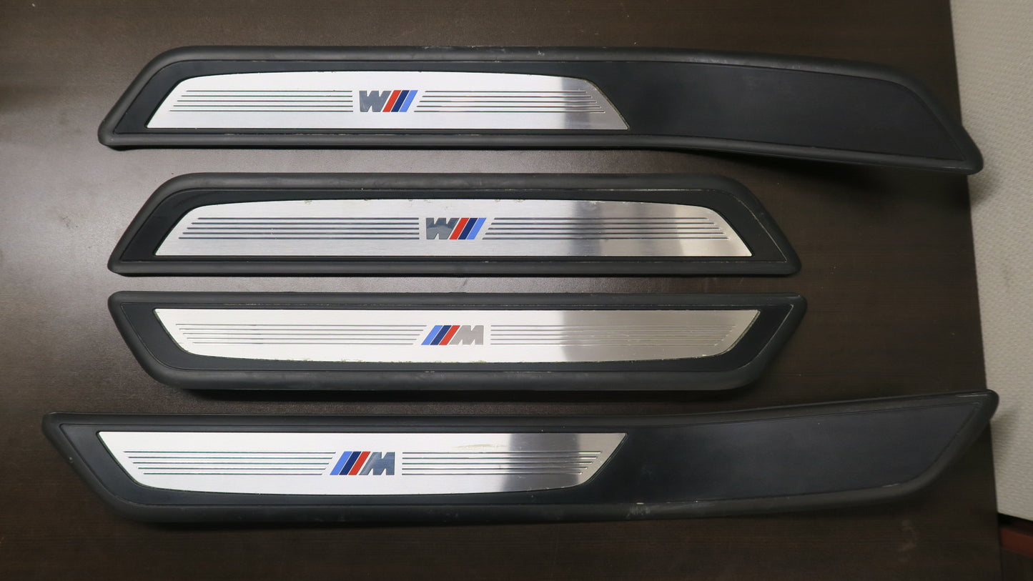2009-2015 BMW 750Li F02 7-Series Long M Package Door Sill Entrance Cover Set OEM