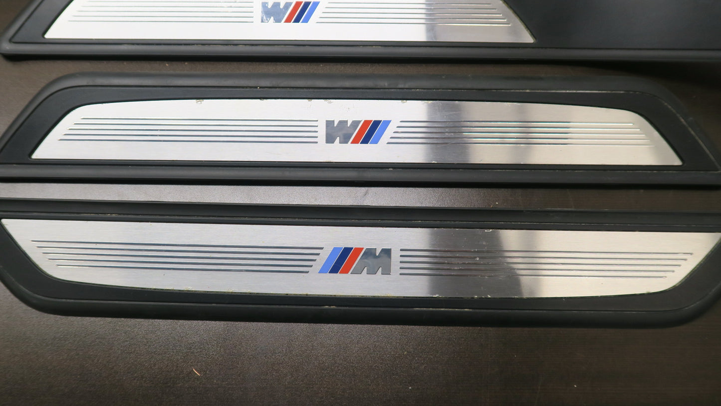 2009-2015 BMW 750Li F02 7-Series Long M Package Door Sill Entrance Cover Set OEM