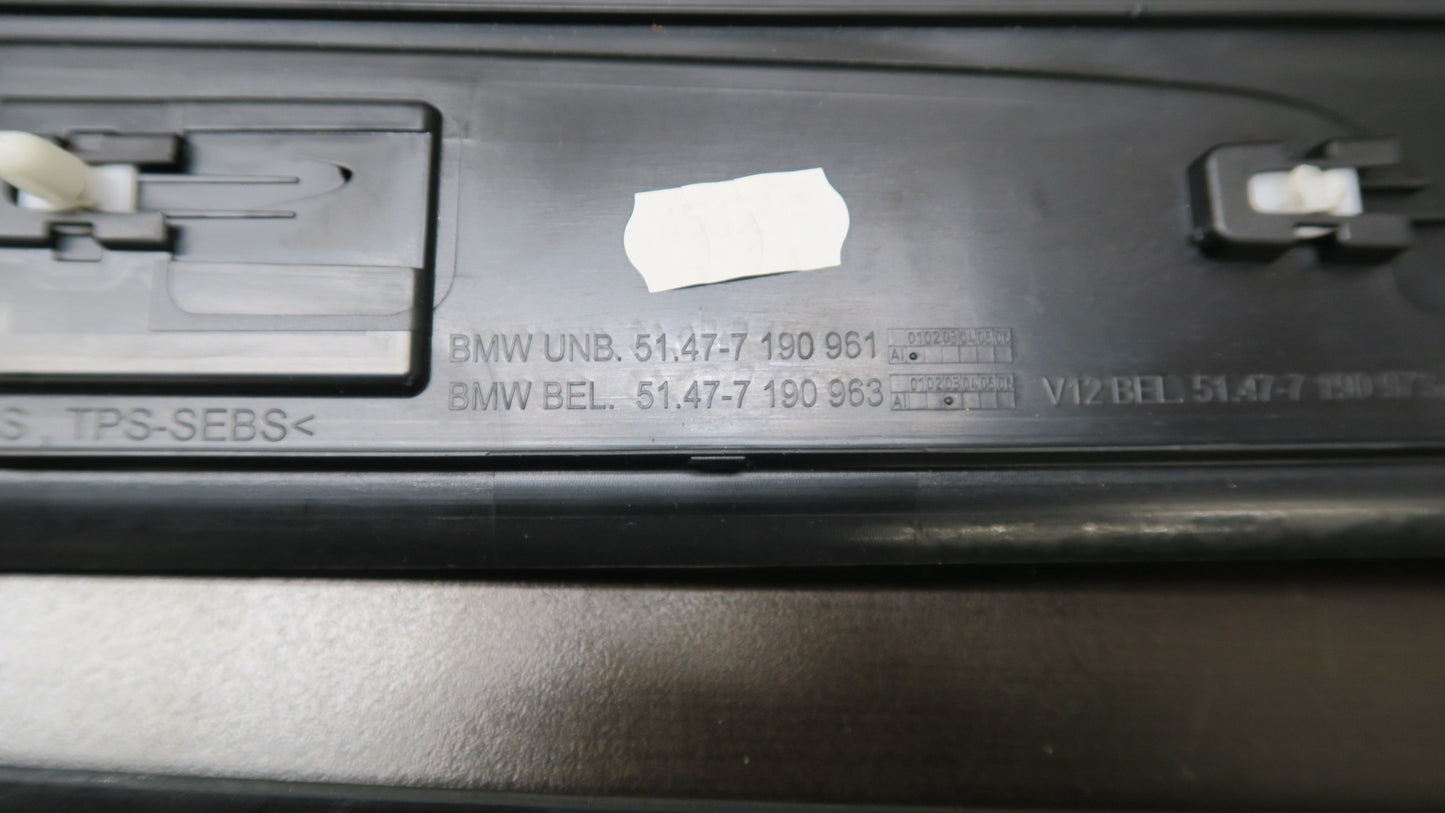 2009-2015 BMW 750Li F02 7-Series Long M Package Door Sill Entrance Cover Set OEM