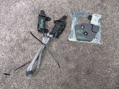 07-15 MINI COOPER R57 CONVERTIBLE TRUNK LOCK LATCH ACTUATOR DRIVE UNIT SET OEM