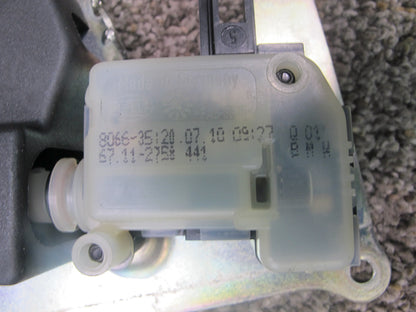 07-15 MINI COOPER R57 CONVERTIBLE TRUNK LOCK LATCH ACTUATOR DRIVE UNIT SET OEM