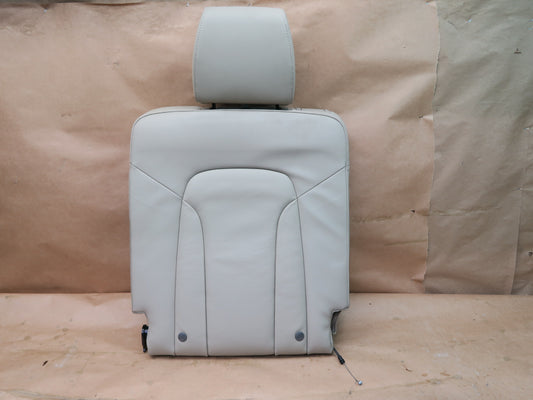 07-15 Audi 4L Q7 Rear Left 3RD ROW Seat Upper Backrest Leather Cushion OEM