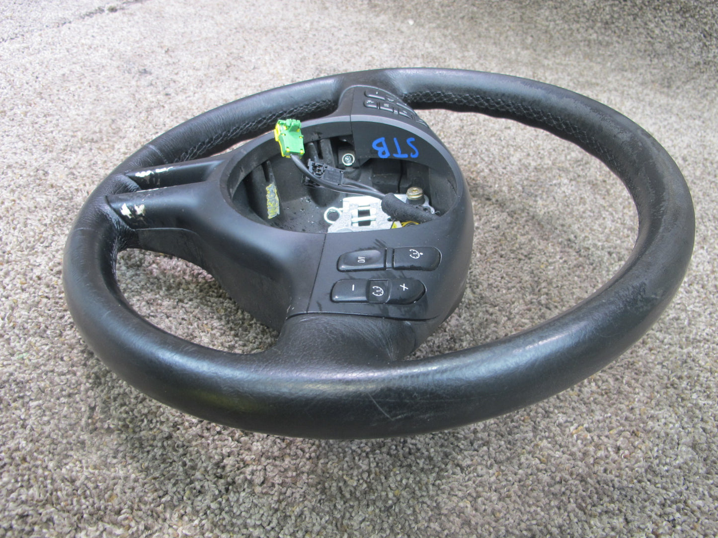 01-06 BMW E46 3-SERIES SPORT LEATHER STEERING w/ CONTROLS OEM