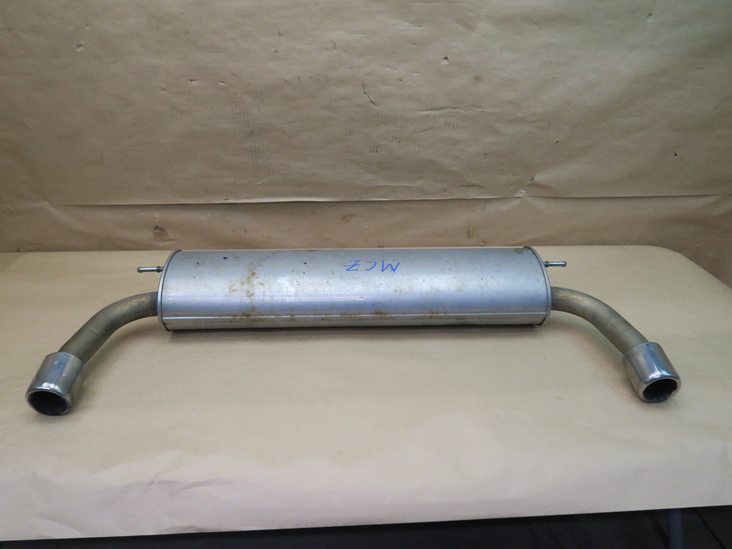 11-16 MINI COOPER S R60 COUNTRYMAN EXHAUST MUFFLER W TIPS 9807030 OEM