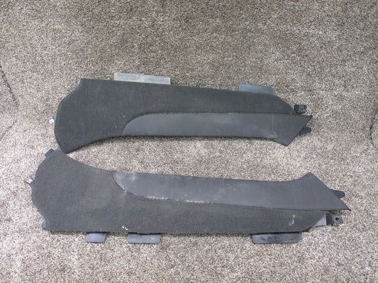 08-14 CADILLAC CTS-V SET OF 2 CENTER CONSOLE CARPET TRIM COVER PANEL OEM