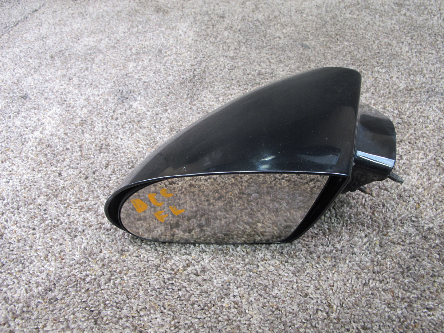 93-02 CHEVROLET CAMARO LEFT DOOR SIDE VIEW EXTERIOR POWER MIRROR BLACK OEM