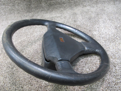 84-89 NISSAN Z31 300ZX LEATHER STEERING W HORN PAD OEM