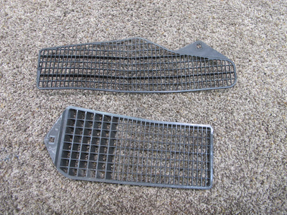 84-89 NISSAN Z31 300ZX SET OF 2 FRONT VENT COWL GRILLE COVER OEM