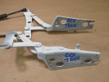 05-08 CHRYSLER CROSSFIRE CONVERTIBLE SET OF 2 REAR TRUNK HINGE W SUPPORT OEM