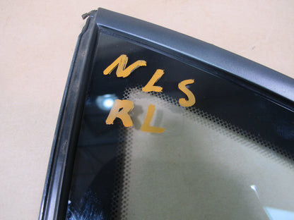 08-16 LEXUS UVF46 LS600h LS460 REAR LEFT DOOR FIXED CORNER GLASS WINDOW OEM