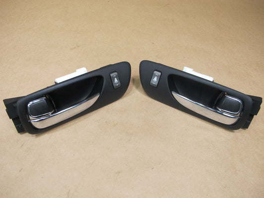 08-16 LEXUS UVF46 LS600h SET OF 2 FRONT LEFT & RIGHT DOOR INTERIOR HANDLE OEM