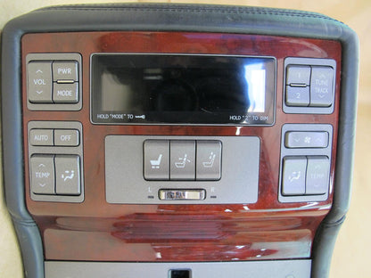 08-09 LEXUS UVF46 LS600hL REAR SEAT CENTER ARMREST MULTIMEDIA SWITCH OEM