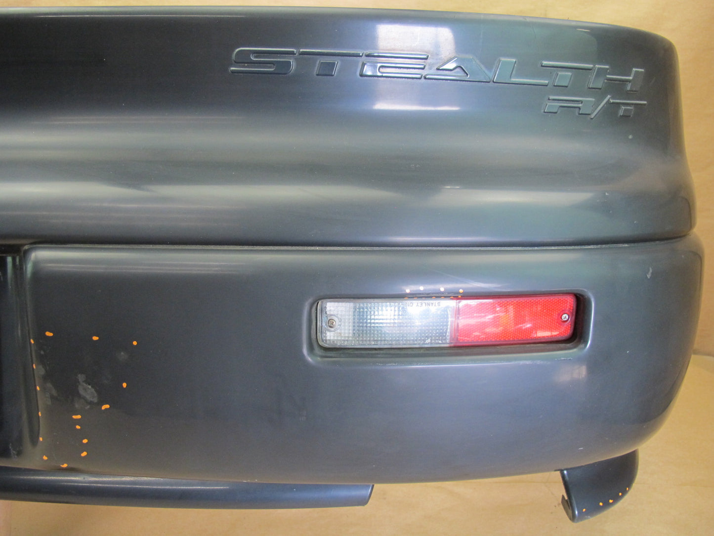 1991-1993 DODGE STEALTH TURBO R/T REAR BUMPER PANEL COVER ASSEMBLY BLACK