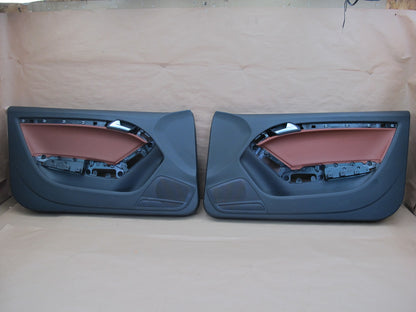 12-16 AUDI 8T A5 S5 COUPE SET OF 2 DOOR INTERIOR TRIM COVER PANEL OEM