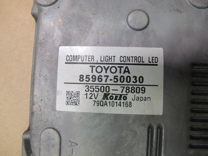 08-09 LEXUS UVF46 LS600hL FRONT LED HEADLIGHT CONTROL MODULE 85967-50030 OEM