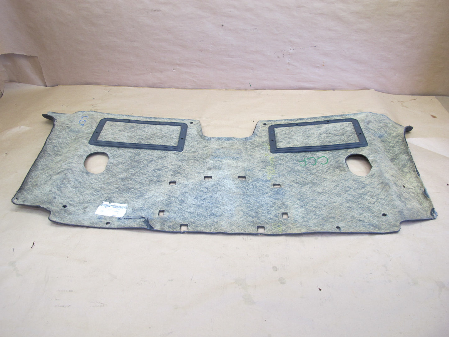 04-08 CHRYSLER CROSSFIRE REAR TRUNK CARPET TRIM COVER PANEL OEM