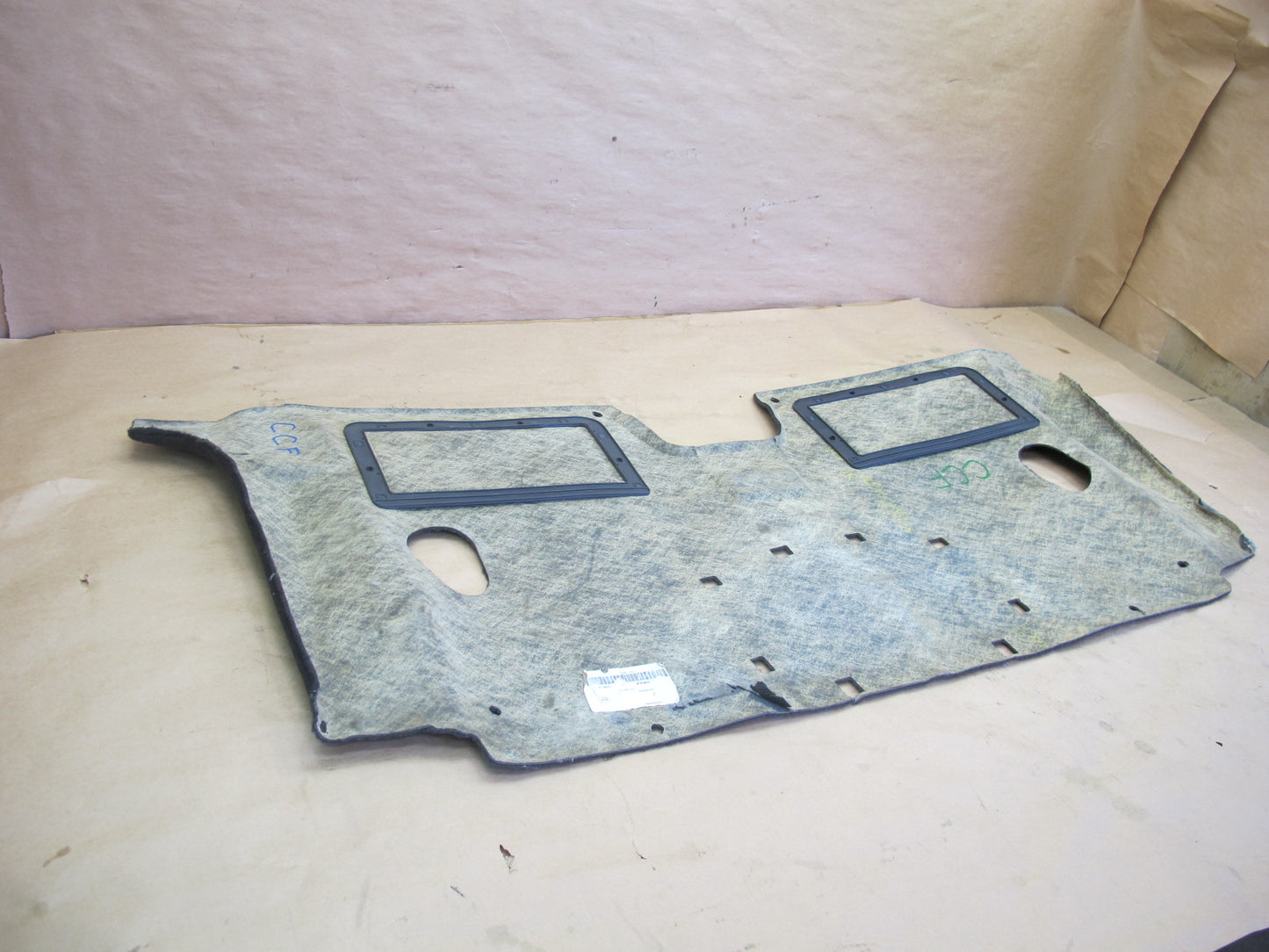 04-08 CHRYSLER CROSSFIRE REAR TRUNK CARPET TRIM COVER PANEL OEM