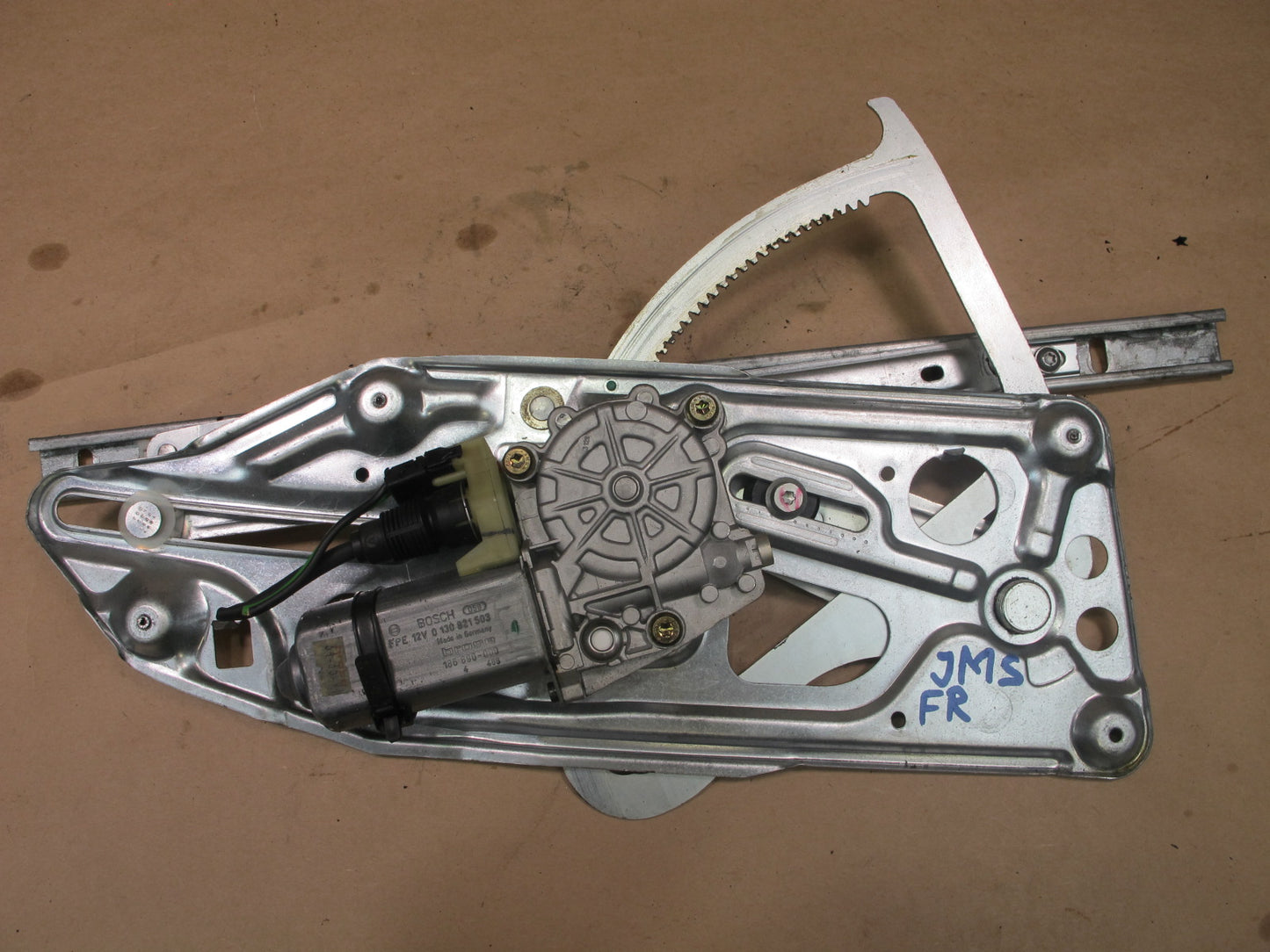 94-99 MERCEDES W140 S-CLASS FRONT RIGHT DOOR WINDOW REGULATOR W MOTOR OEM