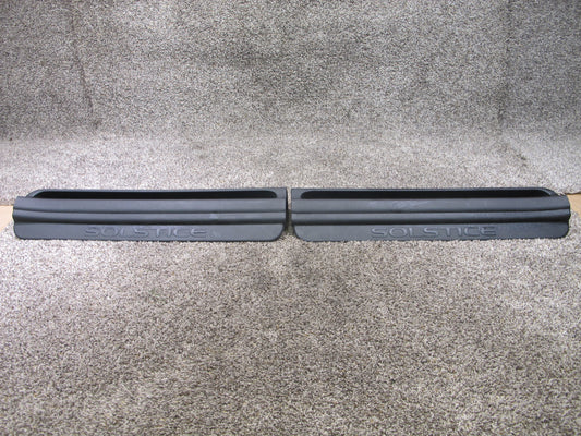 06-09 PONTIAC SOLSTICE SET OF 2 LEFT & RIGHT DOOR SCUFF SILL PLATE TRIM OEM