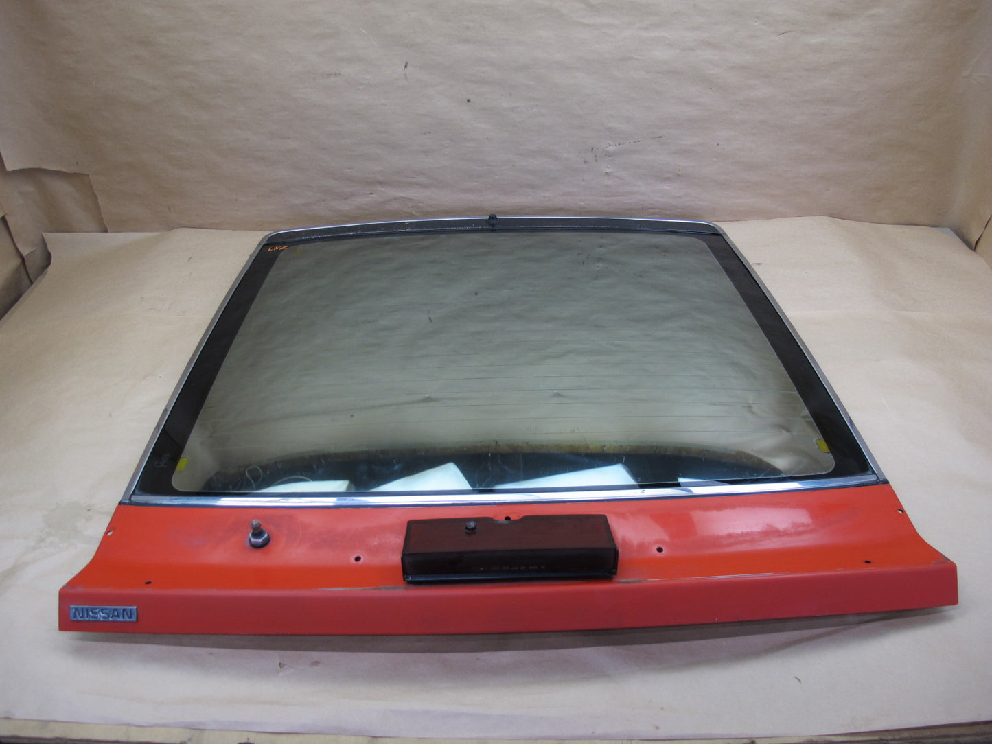 84-86 NISSAN Z31 300ZX 2+0 REAR TAILGATE HATCH LIFTGATE PANEL W GLASS OEM